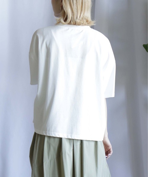 tシャツ ポケ付きショートプルオーバー レディース ポケ付きショートプルオーバー（Tシャツ/カットソー）｜BITTOKO
