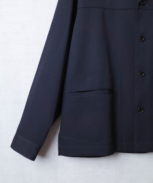 KATO`（カトー）の「【KATO'/カトー】232 ウール ツイル ジャケット KJ2333871（テーラードジャケット・メンズ・ネイビー/グレー・MEDIUM/LARGE/SMALL）」の5枚目の写真