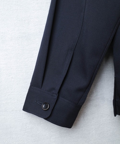 KATO`（カトー）の「【KATO'/カトー】232 ウール ツイル ジャケット KJ2333871（テーラードジャケット・メンズ・ネイビー/グレー・MEDIUM/LARGE/SMALL）」の10枚目の写真