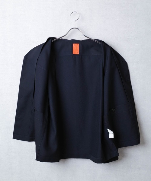 KATO`（カトー）の「【KATO'/カトー】232 ウール ツイル ジャケット KJ2333871（テーラードジャケット・メンズ・ネイビー/グレー・MEDIUM/LARGE/SMALL）」の12枚目の写真