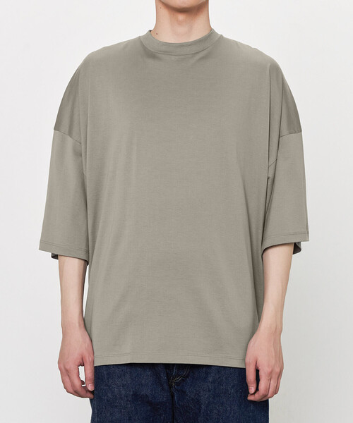 handvaerk(ハンドバーク)の「handvaerk | 60/2 ビッグクルーネックTシャツ SOLID MEN(Tシャツ/カットソー・メンズ・ブラック/ブラウン/グレー/ダークグレー・M/L)」の9枚目の写真