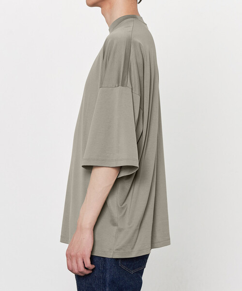 handvaerk(ハンドバーク)の「handvaerk | 60/2 ビッグクルーネックTシャツ SOLID MEN(Tシャツ/カットソー・メンズ・ブラック/ブラウン/グレー/ダークグレー・M/L)」の10枚目の写真