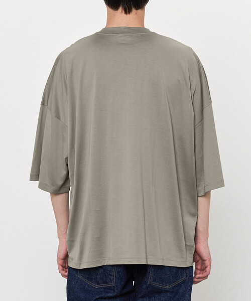 handvaerk | 60/2 ビッグクルーネックTシャツ SOLID MEN（T
