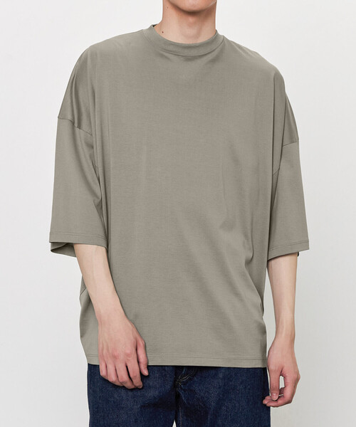 handvaerk(ハンドバーク)の「handvaerk | 60/2 ビッグクルーネックTシャツ SOLID MEN(Tシャツ/カットソー・メンズ・ブラック/ブラウン/グレー/ダークグレー・M/L)」の8枚目の写真
