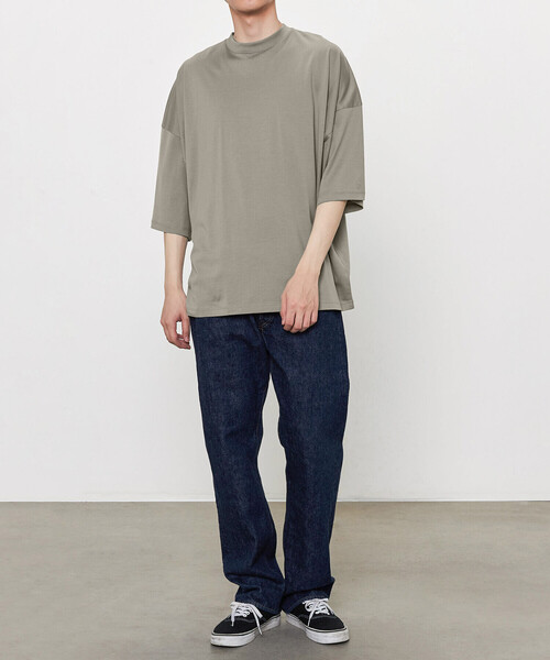 handvaerk | 60/2 ビッグクルーネックTシャツ SOLID MEN（T