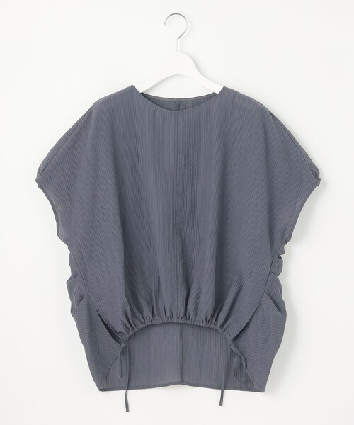 23区(ニジュウサンク)の「【SLOW/一部店舗限定】ナチュラルピケワッシャー ブラウス(シャツ/ブラウス・レディース・モスグリーン系/アイボリー系/ダルブルー系・38)」の11枚目の写真