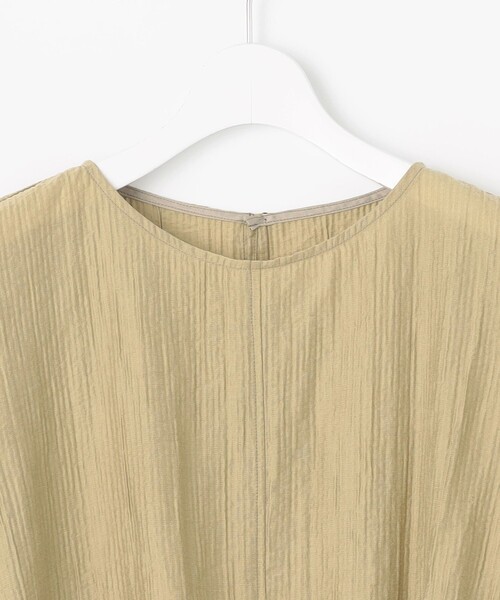 23区(ニジュウサンク)の「【SLOW/一部店舗限定】ナチュラルピケワッシャー ブラウス(シャツ/ブラウス・レディース・モスグリーン系/アイボリー系/ダルブルー系・38)」の14枚目の写真
