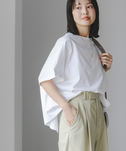 COGTHEBIGSMOKE（コグザビッグスモーク）の「《追加》COG THE BIGSMOKE/コグザビッグスモーク JEMMA T-SHIRT（Tシャツ/カットソー・レディース・ブラック/ホワイト/チャコールグレー・FREE）」の8枚目の写真