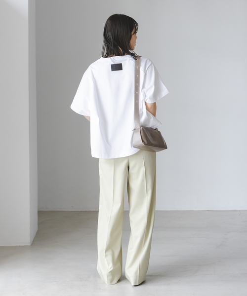 COGTHEBIGSMOKE（コグザビッグスモーク）の「《追加》COG THE BIGSMOKE/コグザビッグスモーク JEMMA T-SHIRT（Tシャツ/カットソー・レディース・ブラック/ホワイト/チャコールグレー・FREE）」の4枚目の写真