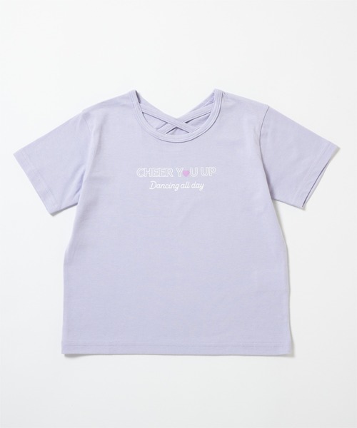 ever closet（エバークローゼット）の「クロスデザインTシャツ（Tシャツ/カットソー・キッズ・グリーン系その他2/グリーン系その他3/サーモンピンク/ブラック/パープル系その他3/オフホワイト・90cm/100cm/110cm/120cm/130cm/140cm）」の18枚目の写真