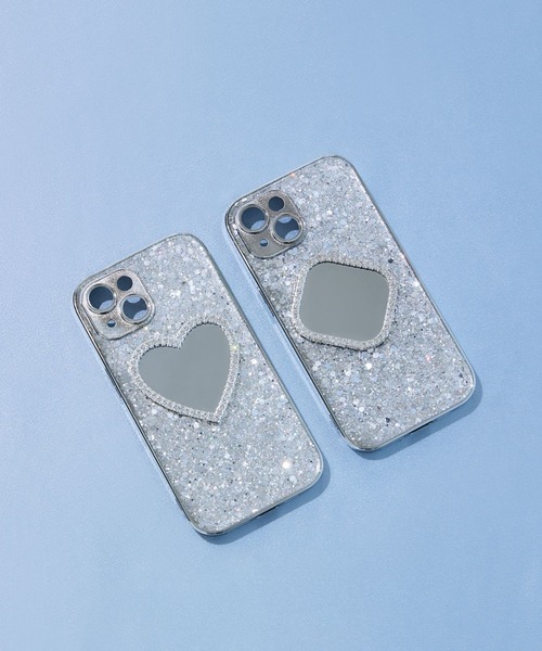 ミラー付きiPhone15ケース[tiny tiny(ティニーティニー