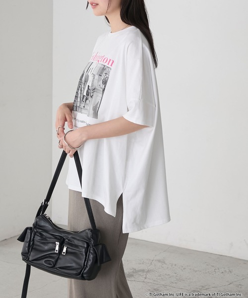 GOOD ROCK SPEED(グッドロックスピード)の「【forksy.】【GOOD ROCK SPEED】グッドロックスピード別注 LIFE PICTURE COLLECTION フォトアソート ドロップショルダーTシャツ(Tシャツ/カットソー・レディース・アッシュグレー/ホワイト・FREE)」の9枚目の写真