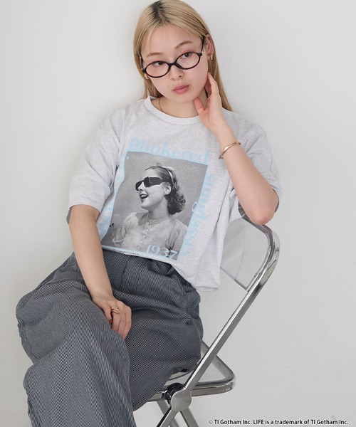 GOOD ROCK SPEED(グッドロックスピード)の「【forksy.】【GOOD ROCK SPEED】グッドロックスピード別注 LIFE PICTURE COLLECTION フォトアソート ドロップショルダーTシャツ(Tシャツ/カットソー・レディース・アッシュグレー/ホワイト・FREE)」の16枚目の写真