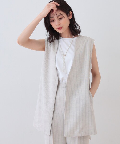 INDIVI（インディヴィ）の「パール調ボウタイネックレス（ネックレス・レディース・ゴールド・00）」の7枚目の写真