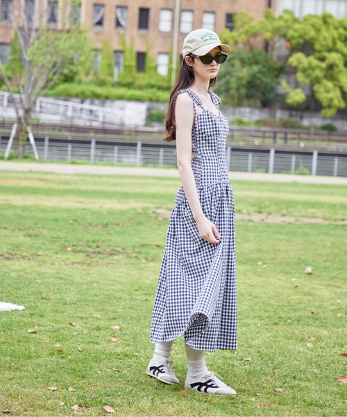 etre loin（エトルワン）の「Gingham check back open dress（ワンピース・レディース・ブラック/ライトグレー/ブラウン・M）」の11枚目の写真