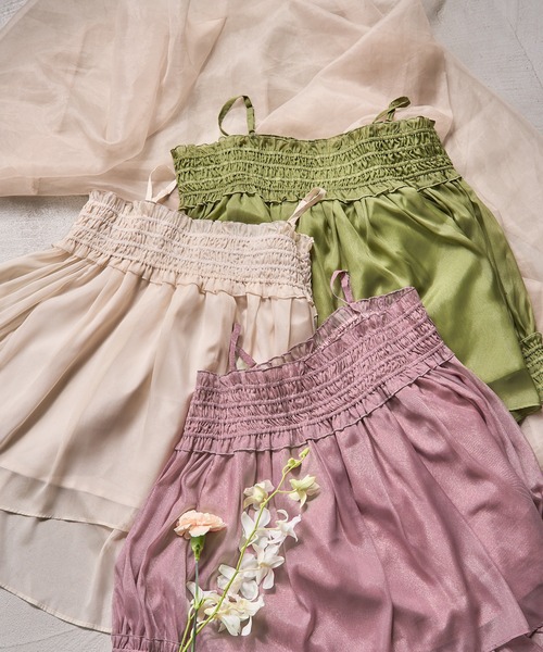 mideal(マイディール)の「sheer off shoulder / シアーオフショルブラウス(シャツ/ブラウス・レディース・ピンク/アイボリー/ブルーグリーン・FREE)」の17枚目の写真