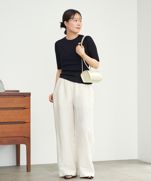 Plage French LINEN EASY パンツ セール】French LINEN EASY パンツ（その他パンツ）｜Plage