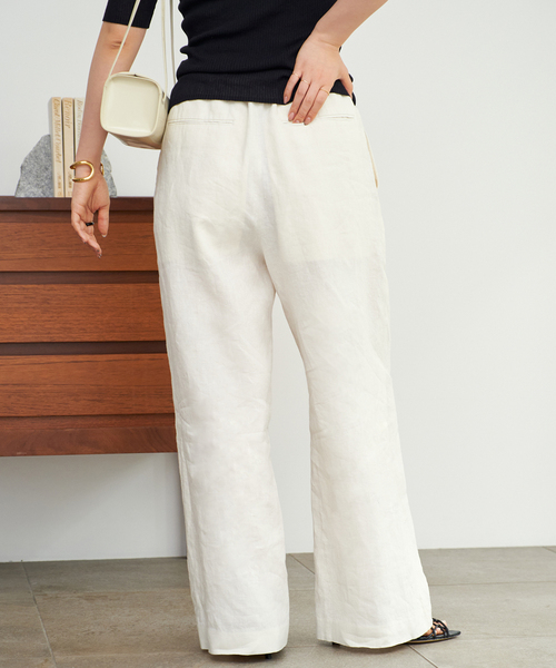 Plage French LINEN EASY パンツ セール】French LINEN EASY パンツ（その他パンツ）｜Plage