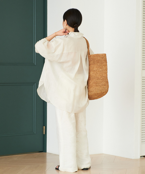 French LINEN EASY パンツ　38 ホワイト French LINEN EASY パンツ（その他パンツ）｜Plage（プラージュ