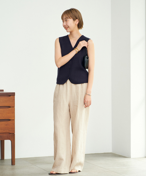 Plage French LINEN EASY パンツ French LINEN EASY パンツ（その他パンツ）｜Plage（プラージュ