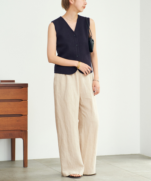 Plage French LINEN EASY パンツ セール】French LINEN EASY パンツ（その他パンツ）｜Plage