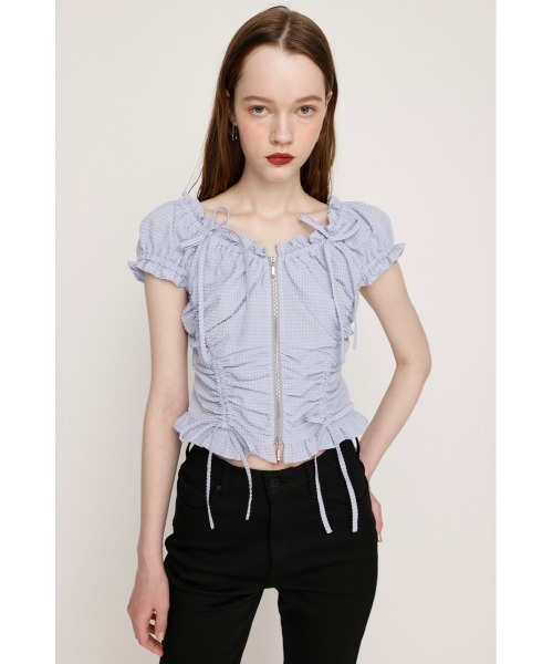 SLY トップス　FRONTZIP 2WAY トップス SLY | 【期間限定】カートに入れると定価から5％OFF！FRONTZIP