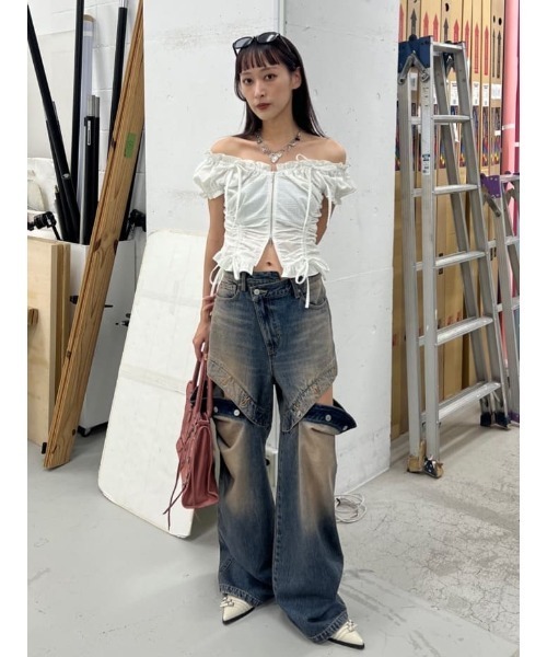 a SLY FRONTZIP2WAYTOPSフロントジップ2ウェイトップス SLY | FRONTZIP 2WAY トップス (シャツ・ブラウス ) |SHEL'TTER