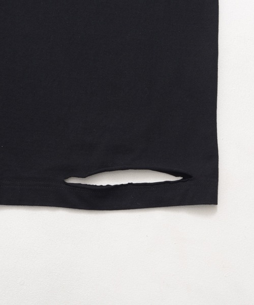 SILVER BULLET(シルバーバレット)の「『DAKU/ダク』ダメージTEE【Z】(Tシャツ/カットソー・メンズ・ホワイト/グレー/ブラック・1/2)」の9枚目の写真