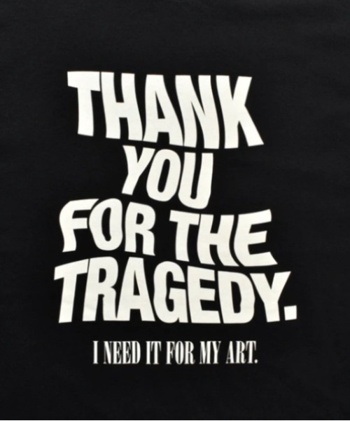 MINEDENIM(マインデニム)の「MINEDENIM(マインデニム)THANK YOU FOR THE TRAGEDY T-SH(Tシャツ/カットソー・メンズ・ブラック・L/XL/M)」の6枚目の写真