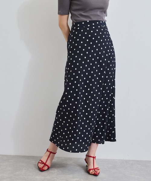 VIS（ビス）の「リラックスナロースカート（スカート・レディース・ブラック系その他/ブラウン系その他2・S/M）」の2枚目の写真