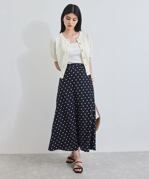 VIS（ビス）の「リラックスナロースカート（スカート・レディース・ブラック系その他/ブラウン系その他2・S/M）」の4枚目の写真