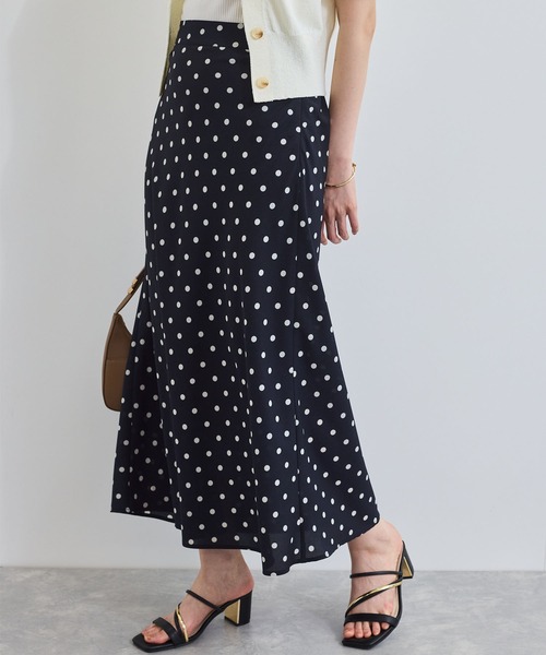 VIS（ビス）の「リラックスナロースカート（スカート・レディース・ブラック系その他/ブラウン系その他2・S/M）」の3枚目の写真