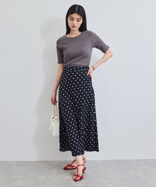 VIS（ビス）の「リラックスナロースカート（スカート・レディース・ブラック系その他/ブラウン系その他2・S/M）」の5枚目の写真