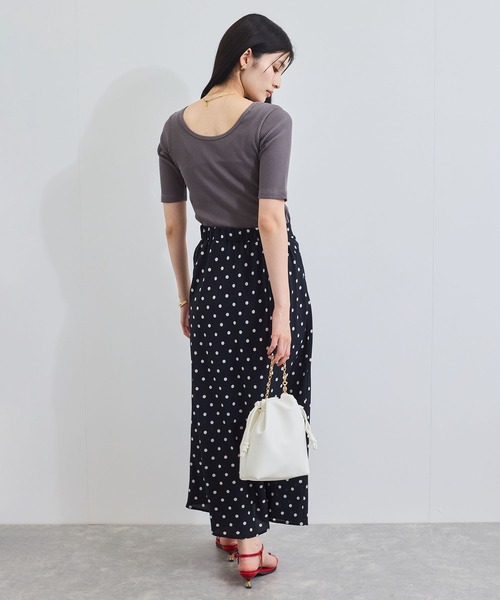 VIS（ビス）の「リラックスナロースカート（スカート・レディース・ブラック系その他/ブラウン系その他2・S/M）」の6枚目の写真