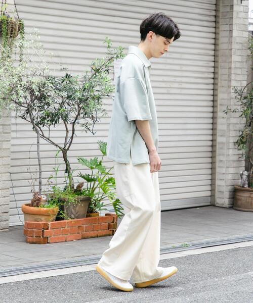 SENSE OF PLACE by URBAN RESEARCH（センスオブプレイスバイアーバンリサーチ）の「カツラギペインターワイドパンツ（その他パンツ・メンズ・オリーブ/ブラック/アイボリー・LARGE/MEDIUM）」の11枚目の写真