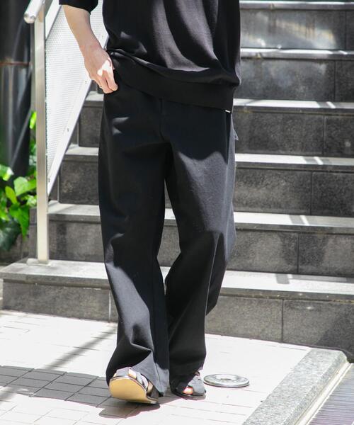 SENSE OF PLACE by URBAN RESEARCH（センスオブプレイスバイアーバンリサーチ）の「カツラギペインターワイドパンツ（その他パンツ・メンズ・オリーブ/ブラック/アイボリー・LARGE/MEDIUM）」の16枚目の写真