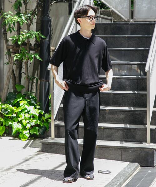 SENSE OF PLACE by URBAN RESEARCH（センスオブプレイスバイアーバンリサーチ）の「カツラギペインターワイドパンツ（その他パンツ・メンズ・オリーブ/ブラック/アイボリー・LARGE/MEDIUM）」の21枚目の写真