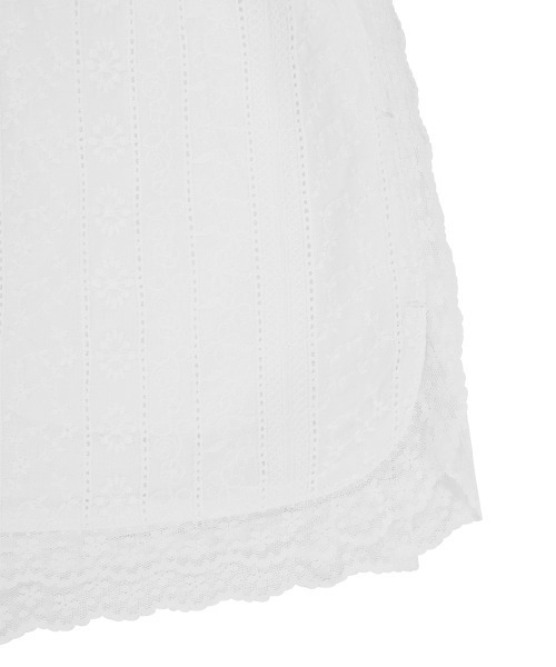clor（クロル）の「COTTON LACE SHORTS（その他パンツ・レディース・ホワイト/ブラック・S/M）」の10枚目の写真