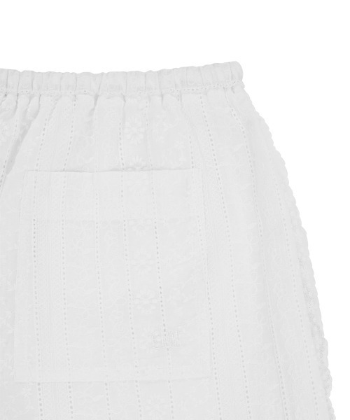 clor（クロル）の「COTTON LACE SHORTS（その他パンツ・レディース・ホワイト/ブラック・S/M）」の9枚目の写真