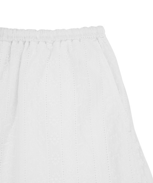clor（クロル）の「COTTON LACE SHORTS（その他パンツ・レディース・ホワイト/ブラック・S/M）」の8枚目の写真