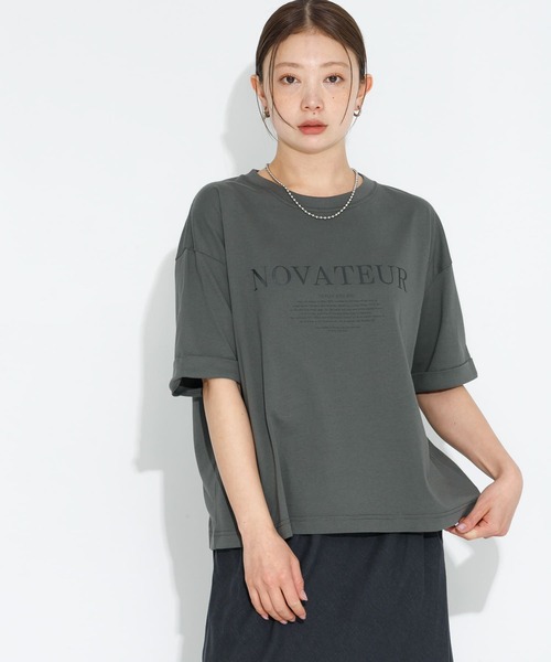 セール】SHELTECH ロゴプリントTシャツ（Tシャツ/カットソー