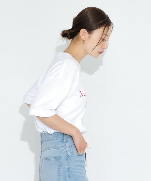 URBAN RESEARCH Sonny Label（アーバンリサーチサニーレーベル）の「SHELTECH ロゴプリントTシャツ（Tシャツ/カットソー・レディース・ブラック/オフホワイト/チャコールグレー・FREE）」の6枚目の写真