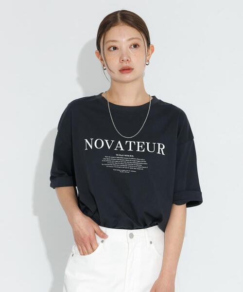 URBAN RESEARCH Sonny Label（アーバンリサーチサニーレーベル）の「SHELTECH ロゴプリントTシャツ（Tシャツ/カットソー・レディース・ブラック/オフホワイト/チャコールグレー・FREE）」の15枚目の写真