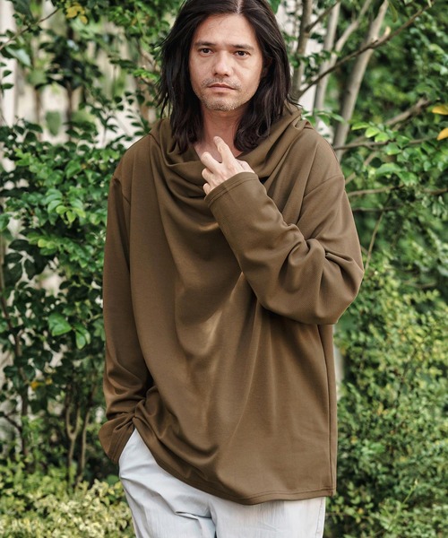 mlt5285- ドレープネックカットソー（Tシャツ/カットソー