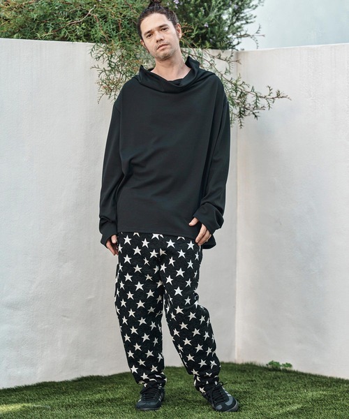 CAMBIO(カンビオ)の「mlt5285- ドレープネックカットソー(Tシャツ/カットソー・メンズ・ブラック/グレー/キャメル・S/M/L)」の16枚目の写真