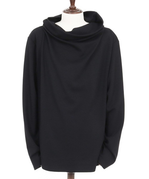 CAMBIO(カンビオ)の「mlt5285- ドレープネックカットソー(Tシャツ/カットソー・メンズ・ブラック/グレー/キャメル・S/M/L)」の18枚目の写真