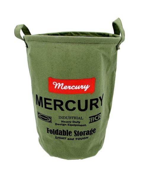 MERCURY（マーキュリー）の「マーキュリー キャンバスバケツ M（収納グッズ・レディース・ブラック/カーキ/グレー/ネイビー/サンドベージュ・FREE）」の4枚目の写真