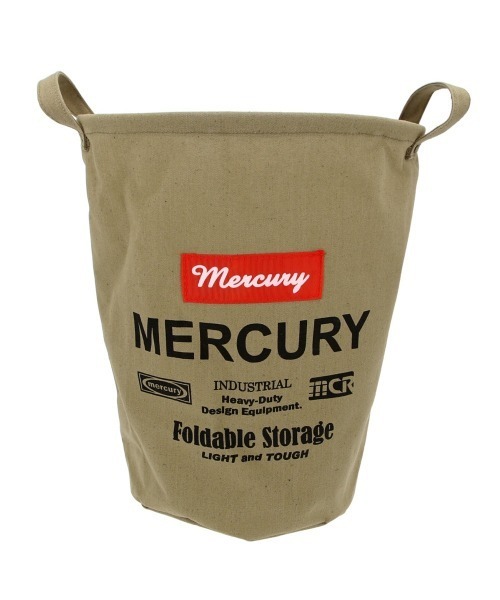 MERCURY（マーキュリー）の「マーキュリー キャンバスバケツ M（収納グッズ・レディース・ブラック/カーキ/グレー/ネイビー/サンドベージュ・FREE）」の3枚目の写真