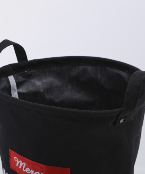 MERCURY（マーキュリー）の「マーキュリー キャンバスバケツ M（収納グッズ・レディース・ブラック/カーキ/グレー/ネイビー/サンドベージュ・FREE）」の8枚目の写真