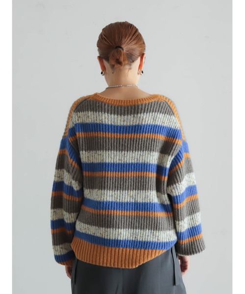 両畦マルチボーダー ボートネックP/O | NOMBRE IMPAIR